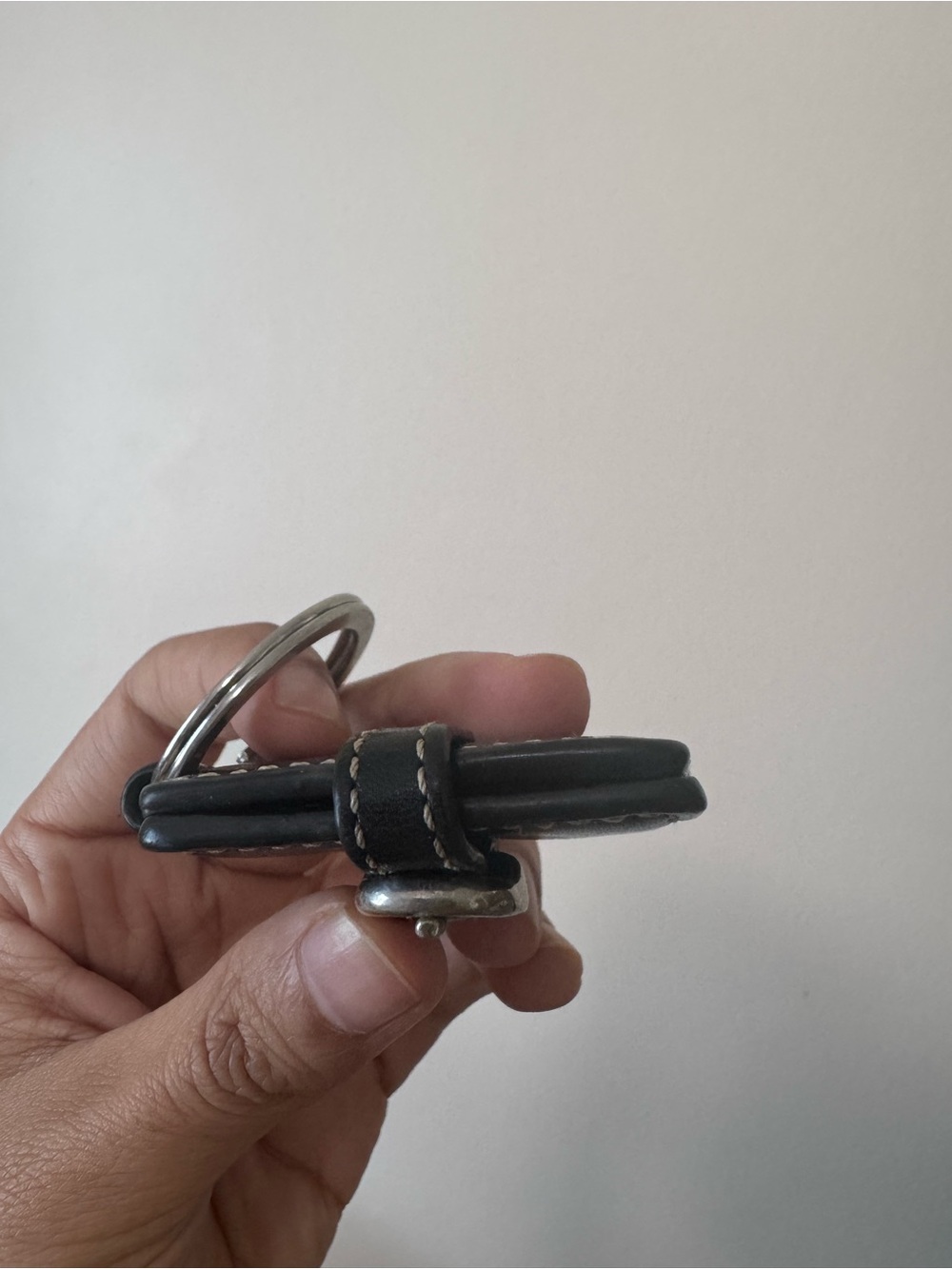 Vintage Coach Leather Photo Book Keychain in Black Le… - Gem